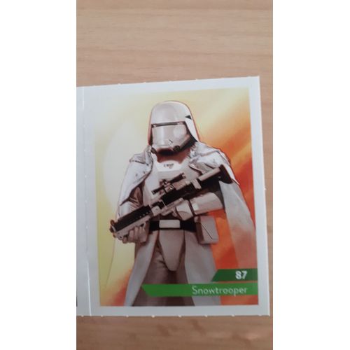 Carte Leclerc Star Wars 2019 Snowtrooper Numéro 87