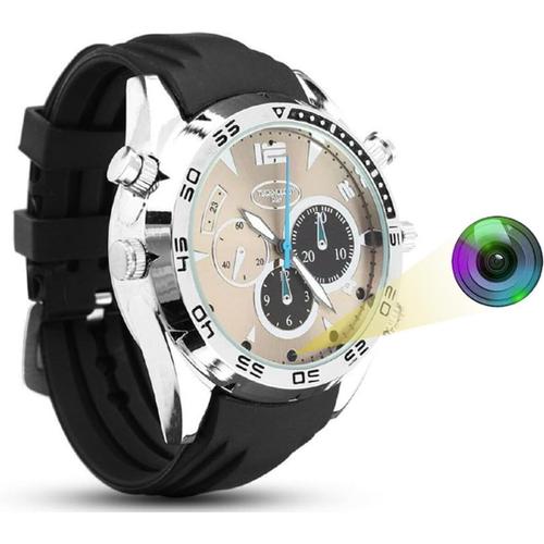 Petite DV Espion Caméra ¿ Mini Cachée HD 1080P Montre Carte Mémoire 32G Intégrée Spy Cam(W5000)