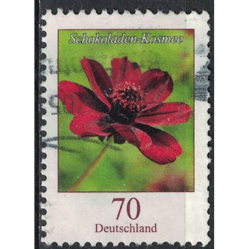 Allemagne 2015 Oblitéré Used Plante Fleur Schokoladen Kosmee Atrosanguineus Cosmos Chocolat Su