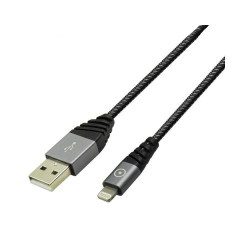 MUVIT Tiger Ultra Resistant - Câble Lightning - Lightning mâle pour USB mâle - 1.2 m - gris