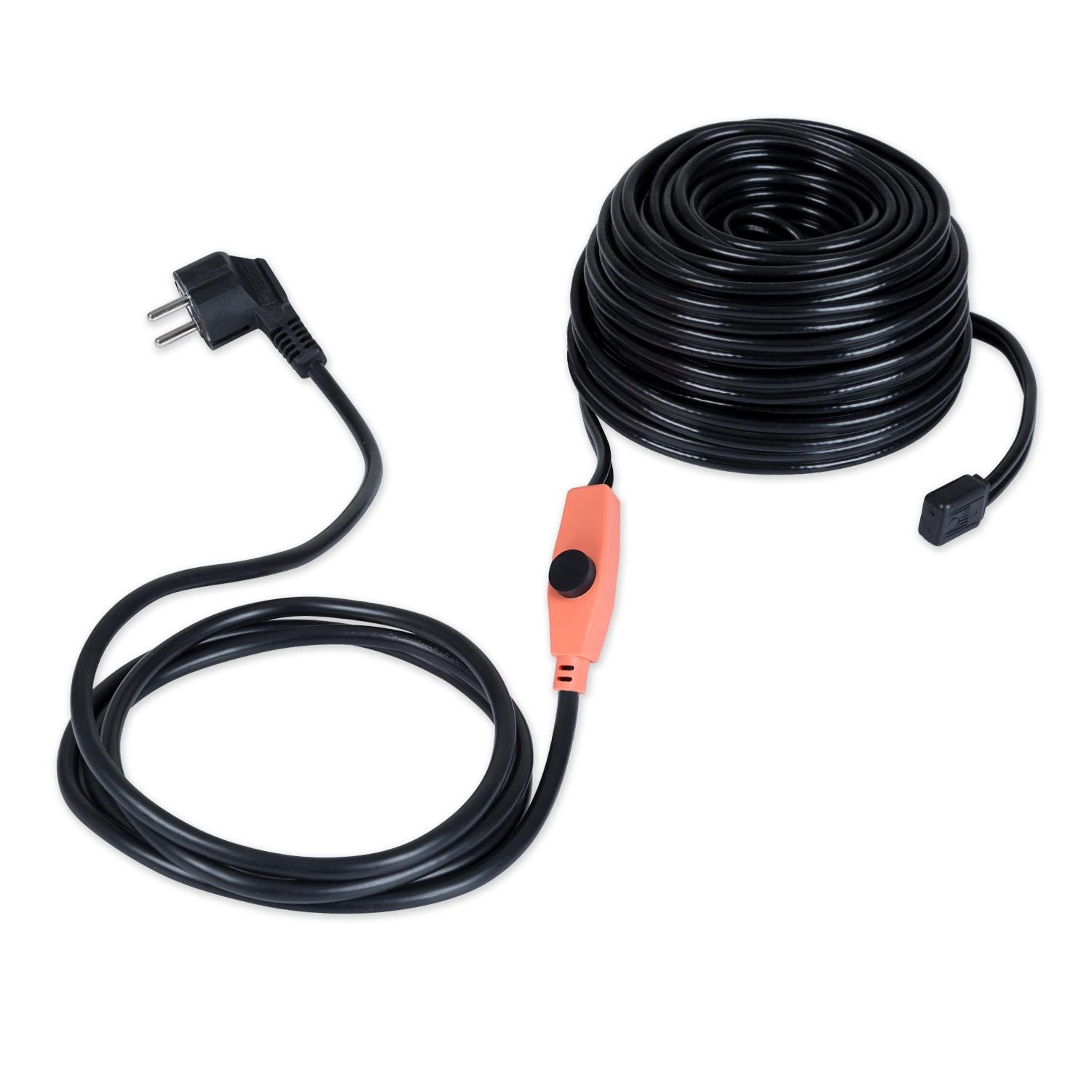 Waldbeck Flow Wire Câble antigel 18 m avec thermostat IP68