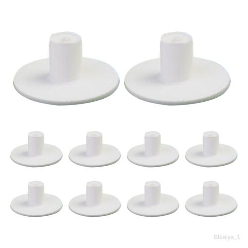 10x Supports De Golf Pour Tapis De Conduite, Tapis De 5,5 Cm X 5,5 Cm X 2,5 Cm Blanc 55 Cm X 55 Cm X 25 Cm