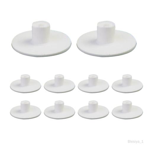 10x Supports De Golf Pour Tapis De Conduite, Tapis De 5,5 Cm X 5,5 Cm X 2,1 Cm Blanc 55 Cm X 55 Cm X 21 Cm