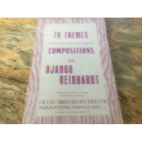 70 Thèmes Compositions De Django Reinhardt