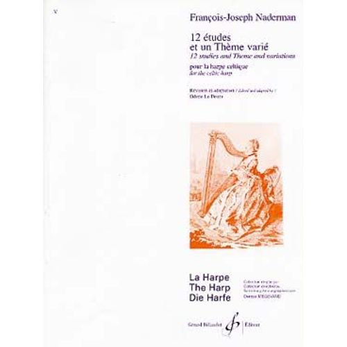 12 Études Et Un Thème Varié Pour La Harpe Celtique