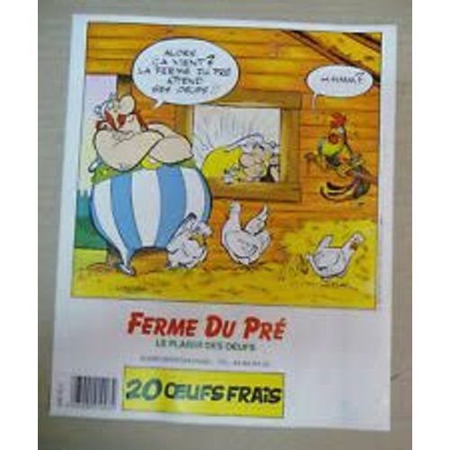 Astérix Et Obélix - Ferme Du Pré - Les Éditions Albert René Goscinny Uderzo - Publicité Pour Les Oeufs - 1988