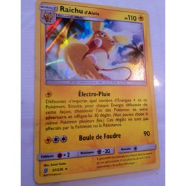 Raichu D¿Alola Holographique 57/236 Série Soleil Et Lune Harmonie Des Esprits