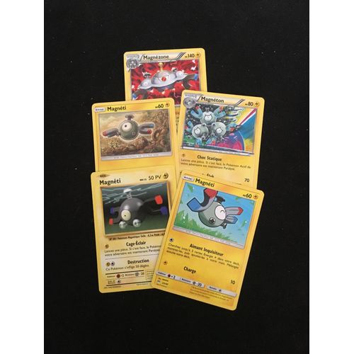 (1459) 3x Magnéti + Magnéton + Magnézone Pokemon