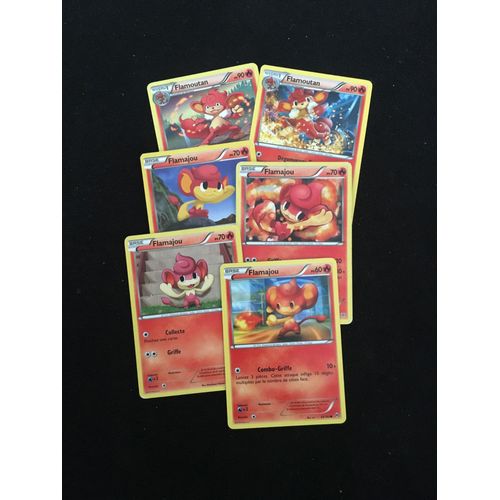 (1462) 4x Flamajou + 2x Flamoutan Pokemon