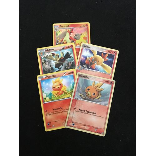 (1457) 2x Poussifeu + 2x Galifeu + Braségali Pokemon
