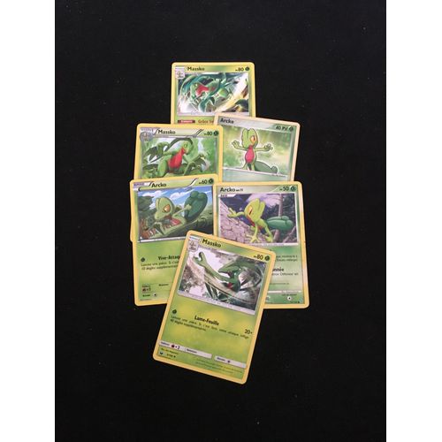 (1501) 3x Arcko + 3x Massko Pokemon