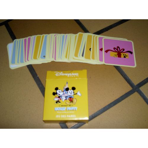 Jeu De Cartes Des Paires Mouse Party Mickey Et Ses Amis