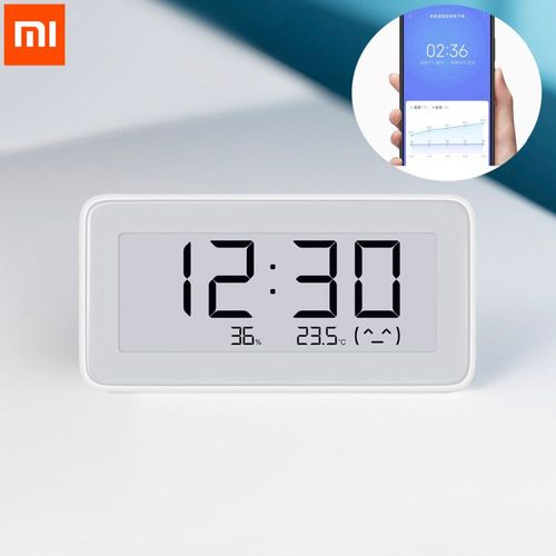 Xiaomi Mijia BT4.0 Sans fil Smart Electric horloge numérique Hygromètre intérieur et extérieur Thermomètre E-ink Température Outils de mesure