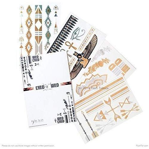 Flash Tattoos - Tatouages Ephemeres Child Of Wild, Bijoux De Peau 