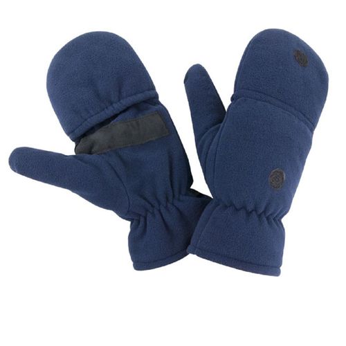 Mitaines Transformables En Moufles - R363x Bleu Marine - Mixte Homme Femme