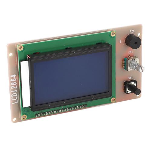 Écran D'affichage LCD 128x64 Bouton D'encodeur Fonctionnement Grand écran Excellent Matériau PCB Largement Compatible pour Anet A6 A8 PLUS E12 E16