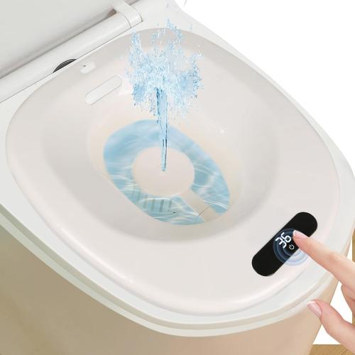 Bain de siège électrique pour toilette intime, bains de siège portable pour hémorroïdes et soins post-partum, bidet toilette wc électrique pour femmes et hommes, chasse d'eau intelligente