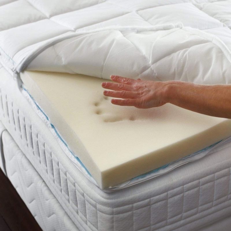 Surmatelas Mémoire de Forme 140 x 190 cm - Confort Morphologique - Qualité  Hôtellerie - Fabriqué en France - Epaisseur Totale de 7cm - Certifié  Oeko-Tex BDREAMS Pas Cher 