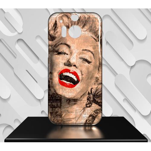 Coque Design Htc One M8 Marilyn Monroe - Réf 32