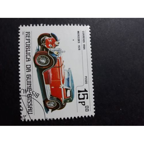 Timbre Voitures Mercedes Guinée Bissau Tp11
