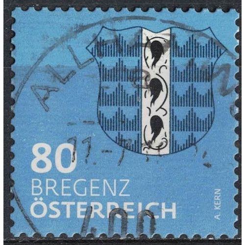 Autriche 2018 Oblitéré Rond Used Blason De Bregenz Coat Of Arms Su