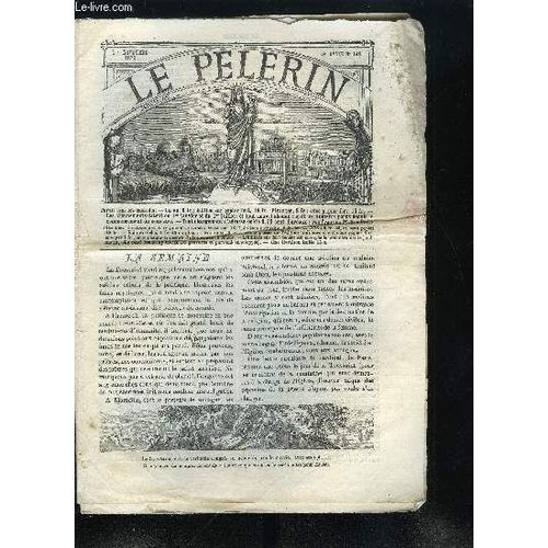 Le Pèlerin N° 148 - Premier Jubilé De L Immaculée-Conception, Almanach Du Pèlerin 1880, Le Pèlerin Au Prétoire (Suite), Xxiie Dimanche Après La Pentecote, Saint Hubert