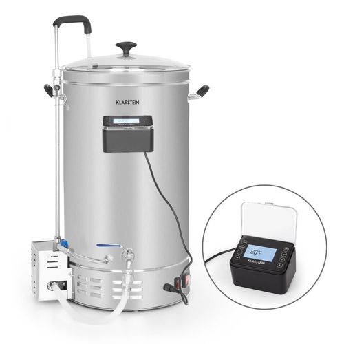 Klarstein Brauheld Pro 45 Kit De Brassage Pour Fabrication De Bière Maison - Cuve 45l - 3300w