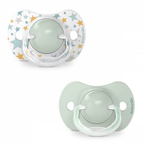 Lot De 2 Sucettes Symétrique Sx Pro 6-18 Mois Dreams Bleu