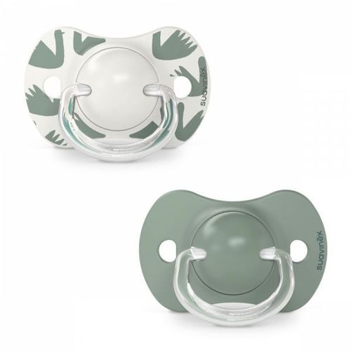 Lot De 2 Sucettes Symétrique Sx Pro 6-18 Mois Walk In The Park Vert