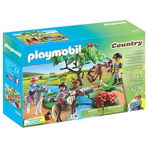 Playmobil Country 5685 - Cavaliers Avec Poneys Et Cheval