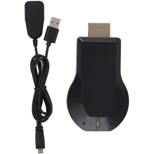 Dongle Affichage sans Fil, 1080P WiFi HDMI TV Adaptateur de Dongle Récepteur Affichage sans Fil Support Airplay Miracast DLNA pour HDTV, Moniteur, Projecteur, etc.