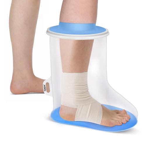 Protection De Douche Antidérapante - Protection De Bandage Étanche Pour Adulte - Pour Cuisses, Jambes, Genoux, Pieds, Plâtre - Étanche - Gardez Les Plaies Au Sec (Pied)