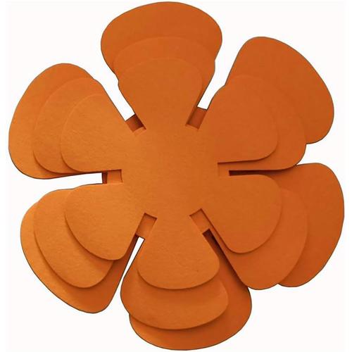 Orange Lot de 12 protections en feutre anti-rayures et anti-adhésives pour ustensiles de cuisine - Pour protéger et séparer les casseroles et poêles (orange), E4NOCPE838V981KQO232Q41UV71C7