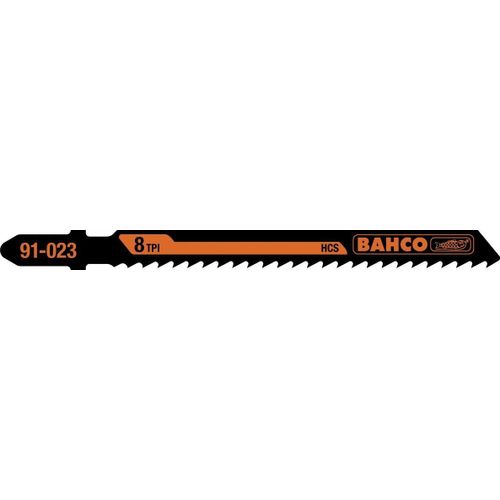 Bahco Lames de scie sauteuse pour le bois. pour le bois, 116 mm, 8 ZPZ - 91-233-5P