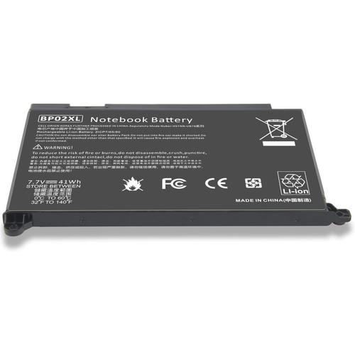 BP02XL Batterie Compatible avec HP Pavilion 15-AU010WM 15-AU018WM 15-AU123CL 15-AW053NR 15-AU159NR 15-AU030WM, Replacement for BP02XL BP02041XL TPN-Q172 TPN-Q175 2ICP7/65/80(7,7V 41Wh)