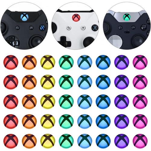 Autocollants De Guide Led Switch Bouton Pour Xbox One/S/X/Elite/Xbox Séries X S Manette Contrôleur Avec Kit D¿Outils-40pcs 8 Couleurs