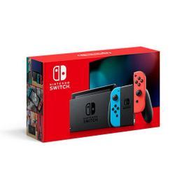 Console Nintendo Switch 2019 avec joy-con bleu néon et joy-con