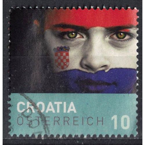 Autriche 2008 Oblitéré Used Pays Uefa Euro 2008 Croatia Croatie Su
