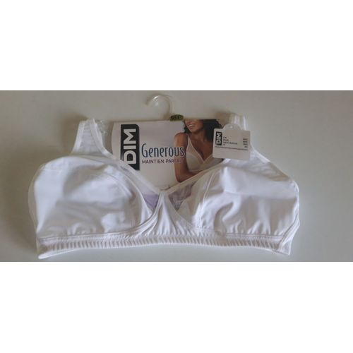 Soutien Gorge Dim Generous Blanc 95 C Neuf + Étiquette