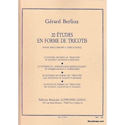 20 Etudes En Forme De Tricotis