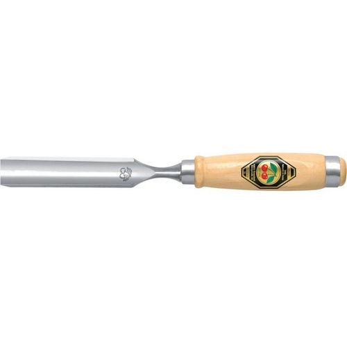 Ciseaux a gouge l.26mm manche hetre blanc Kirsche