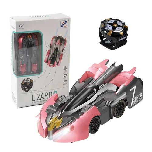 136-23 rouge - Voiture lectrique RC d'escalade de mur anti-gravit, Voiture de cascade rotative  2.4 degrs, Machine anti-passion, Voitures jouets automatiques avec tlcommande, 360G