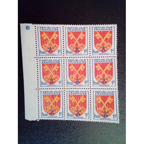 Timbre France Yt 1047 Armoiries Comtat Venaissin 1955 ( 061112 )