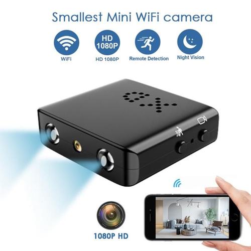 Mini caméra infrarouge intelligente Wifi 1080p, appareil sans fil avec vision nocturne et mouvement