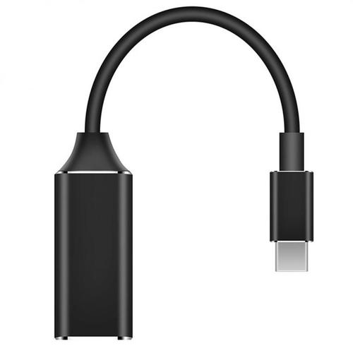 Répartiteur Plug & Play Type-C vers câble vidéo HD, USB 3.1, 4K, 60Hz, coque en alliage d'aluminium pour ordinateur portable Macbook, Type C vers compatible