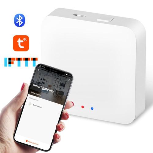 Passerelle Compatible avec Télécommande, Smart Life pour Google Home, Alexa, Mesh Bridge, Application pour Maison Intelligente