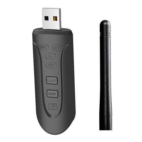 Adaptateur USB Bluetooth ZJMle BT 5.3, audio sans fil, adaptateur d'ordinateur, AUX 3.5 RAC Aptx HD, émetteur de haut-parleur adaptatif