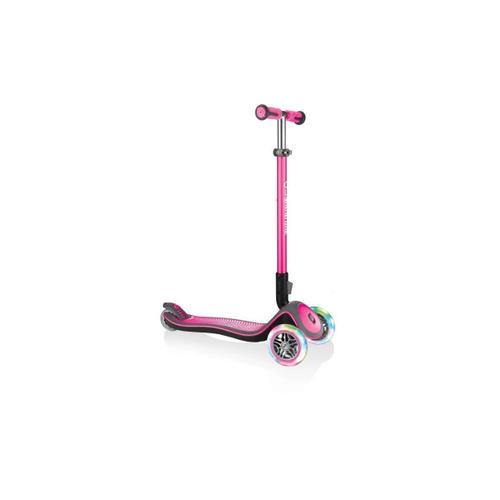 Globber Trottinette Elite Deluxe Lights 3 Roues - Rose