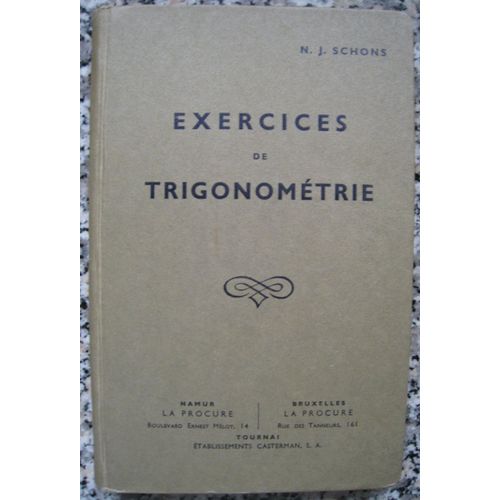 Exercices De Trigonométrie