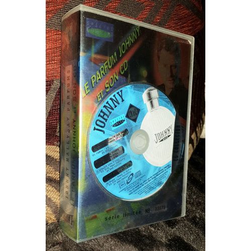 Coffret Johnny Hallyday Biker Eau De Toilette 50 Ml Edition Numérotée 03579 + Son Cd Edition Limitée 